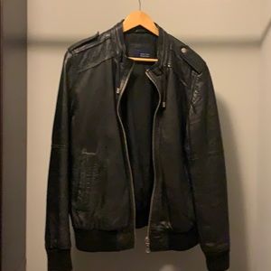Zara men’s motor cycle jacket